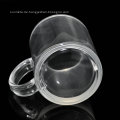 Personablised printing blank glossy 11oz sublimation glass mugs